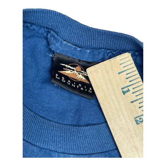 Mount Rushmore National Memorial T- Shirt Men's Size Medium Blue-Made In USA - Picture 6 of 9